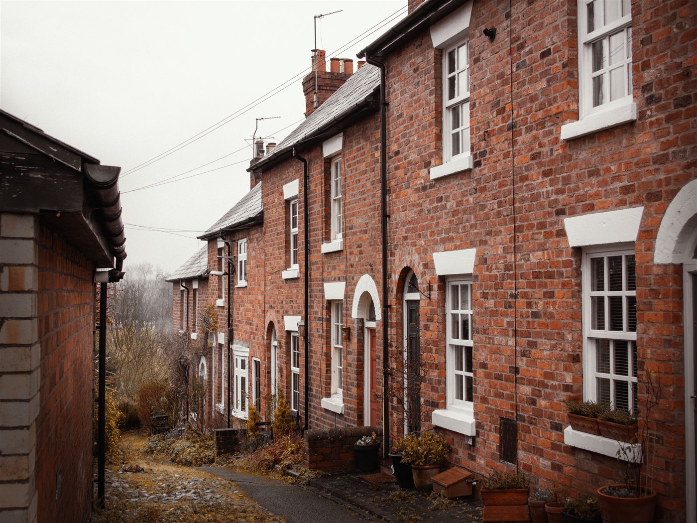 Adverse credit auction bridging loan — residential terrace street