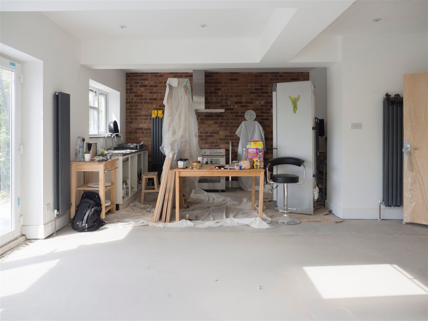 Unmortgageable property awaiting refurbishment, with no working kitchen or bathroom